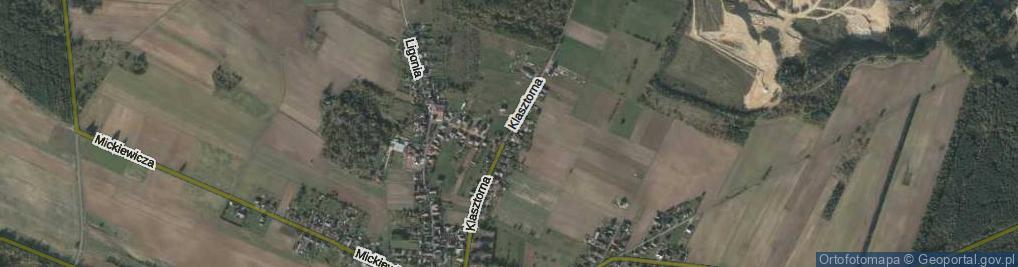 Zdjęcie satelitarne Klasztorna ul.